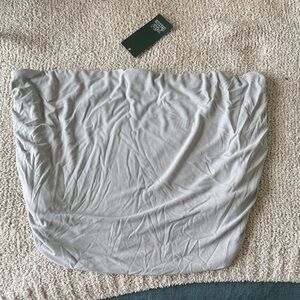 Wild Fable Light Gray Crop Top